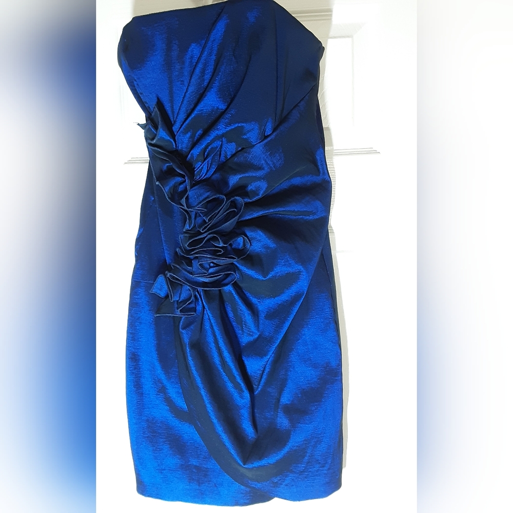 Xscape Strapless  Raffeta Prom Homecomming Formal Dress